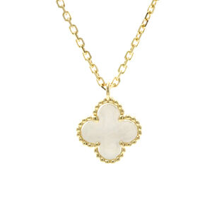 Van Cleef & Arpels Sweet Alhambra Necklace RF69100 Yellow Gold (18K) Mother O...